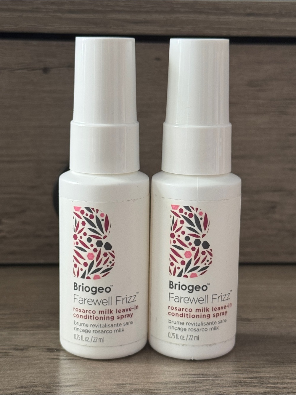 Briogeo Farewell Frizz Leave-In Conditioning Spray bundle of 2. .75 oz each
